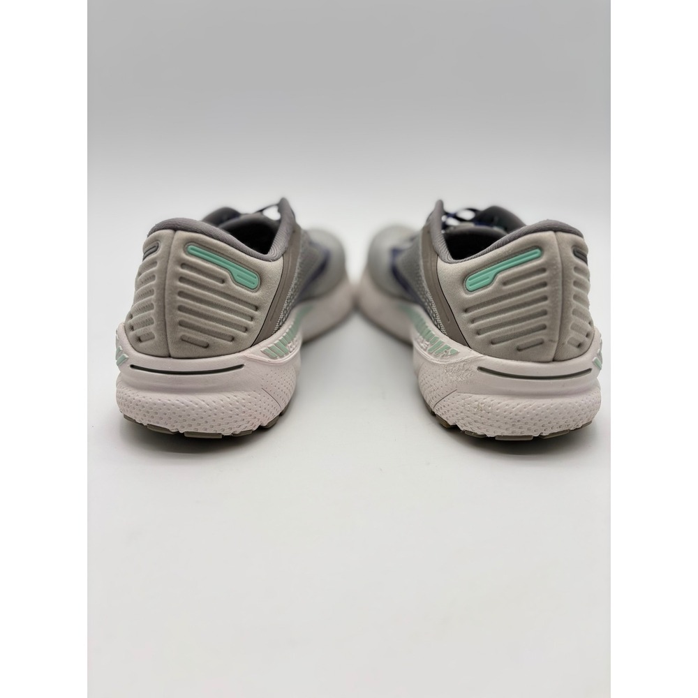 Brooks Adrenaline GTS 22 Womens 8.5 Grey Navy Teal Running Shoes 1203531B045 - Picture 6 of 8